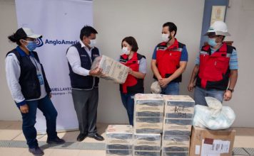 Anglo American entrega implementos de protección para población y personal de primera línea contra el COVID-19