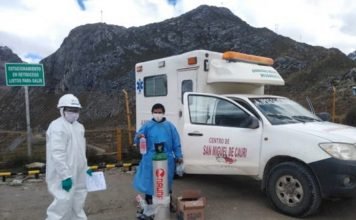 Raura realizó segunda entrega de equipos y materiales de bioseguridad