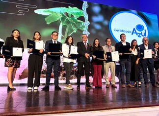 Coimolache de Buenaventura, recibe el certificado azul por eficiencia en el uso del agua en Cajamarca