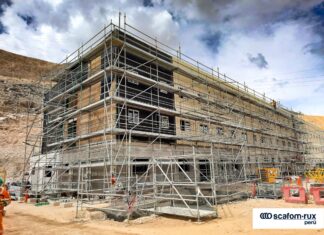 Scafom-rux Perú impulsa la seguridad y eficiencia en la mina Cuajone con su sistema de andamios RINGSCAFF