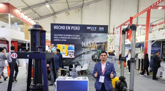 Hevvy/Toyo Pumps Latin America en PERUMIN 37: Fabricación de bombas para sólidos industriales