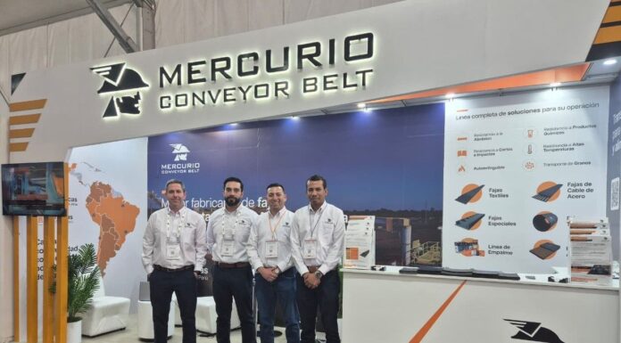 Mercurio Conveyor Belt en PERUMIN 37:Fabricantes de fajas transportadoras