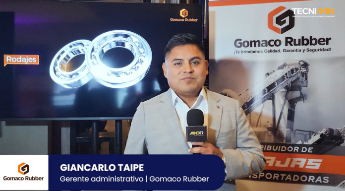 Gomaco Rubber en TECNIMIN 2025: distribución de bandas transportistas