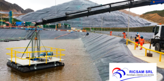 RICSAM: montaje electromecánico y soluciones de geosintéticos para minería