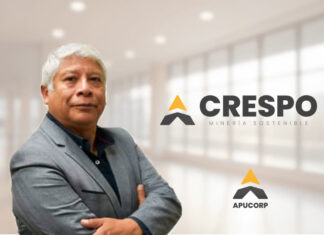 APUCORP: Fernando Valdez asumió el cargo de Gerente General de minera CRESPO