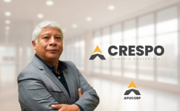 APUCORP: Fernando Valdez asumió el cargo de Gerente General de minera CRESPO