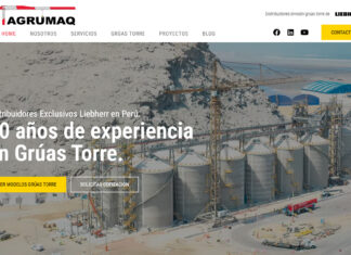 AGRUMAQ consolida su presencia en mercado peruano: nueva página web refuerza atención y servicios para grúas torre