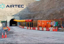 AIRTEC inició puesta en marcha de ventiladores en Mina Justa Subterránea