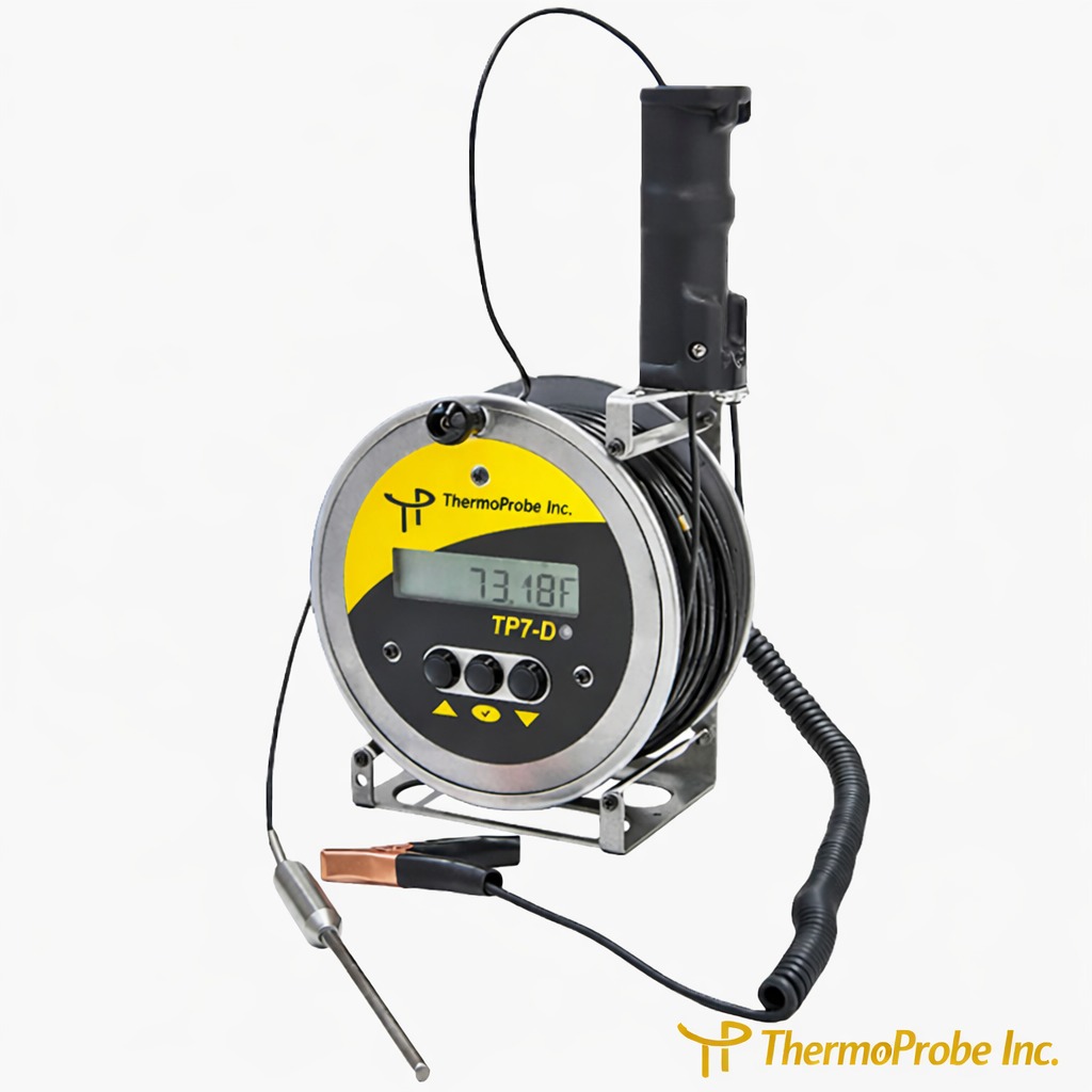 ThermoProbe es una marca estadounidense especializada en el diseño y fabricación de termómetros digitales portátiles de alta precisión y seguridad intrínseca, utilizados principalmente para medir la temperatura y volumen