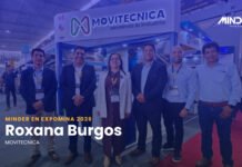 Roxana Burgos, de MOVITECNICA, destacó en Expomina 2026 sobre sus líneas de negocios que manejan en su portafolio