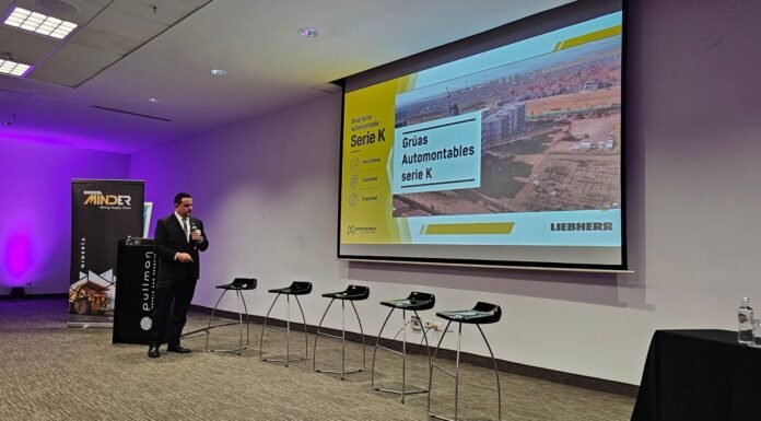 Movitecnica presentó ventajas de Grúas Torre Automontables Liebherr | Pre-Congreso de Ingeniería MINDER